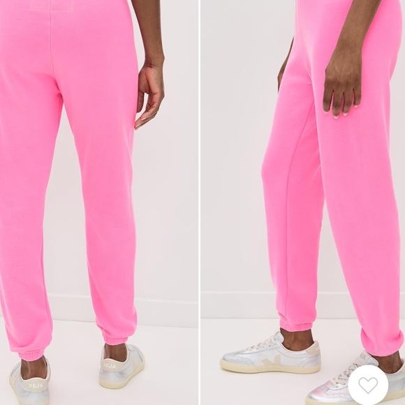 Aviator Nation Neon Pink Sweat Pants - Picture 2 of 4
